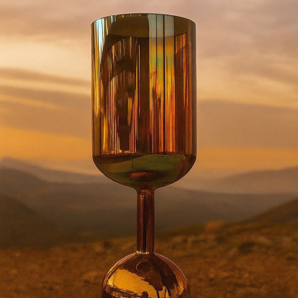 Alchemy Challices - Double sided (Bronze / Green) - 4-6inch